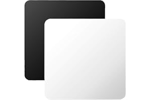 Acrylic Reflective Display White Black Table Riser for Professional Product Photography12 x 12 Inch Background Boards Tableto