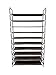 MÖBELMASTER 10 Tier 2X 5 Tier Shoe Rack 50 Pairs Organiser Shelf Tower Non-Woven Fabric