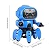 Six-Claw Robot Toy, DIY Mechanical Robot Building Set Electric Educational Dancing Octopus Robot Toys, Stem Robot Kits for Kids to Build Infrared Sensor Remote Control Robot Best Giftsthumb 2