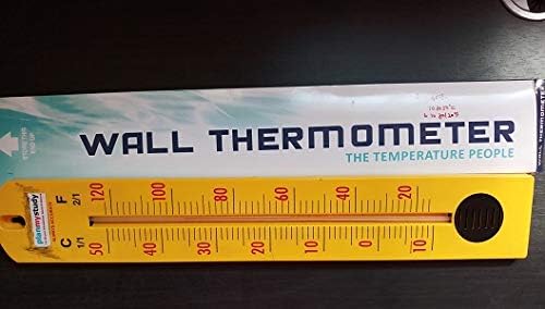 Buy Planmystudy Wall Thermometer Plasticbase Big Size C And F 10 50 C 10 1f Online At Low Prices In India Amazon In