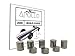 3.25 oz Tungsten Pinewood Car Weights + 20 Page Step-by-Step Build Guide for Apollo 2000 Derby Car Showing Design + Weight Placement, Bring Your Car to The 5 oz Limit and Gain The Winning Edge