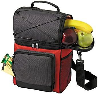 The Executive Adult Lunch Box Large Cooler Double Deck Insulated Lunch Bag Tote Bag for Men Women Huge Capacity