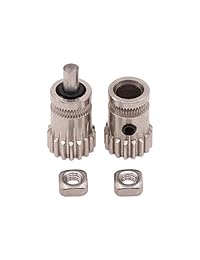 winsinn CR8 Hotend extrusor Kit completo Aleación de Titanio calor Break + Sensor & Calentador de cobre bloque 0,4 mm Boquilla de cobre y acero inoxidable para PT100 Filamentos de 1,75 mm.