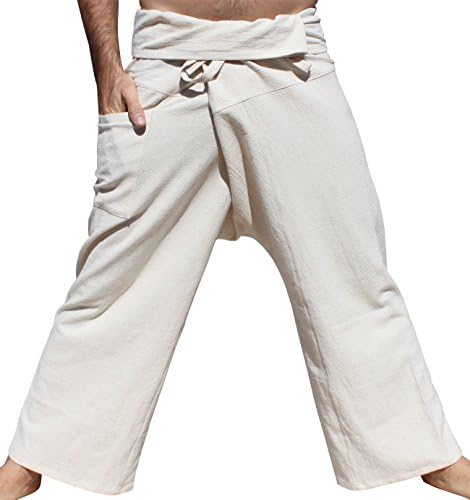 RaanPahMuang Thai Fisherman Pants Men/Women, Loose Yoga, Pirate