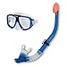 Intex Reef Rider Swimming Diving Mask Snorkel Set for Ages 8+, 2 Pack | 55948