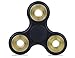 WUTL Fidget Hand Spinner Stress and Anxiety Relief Toy Stress Reducer Reliever (Black-Gold)