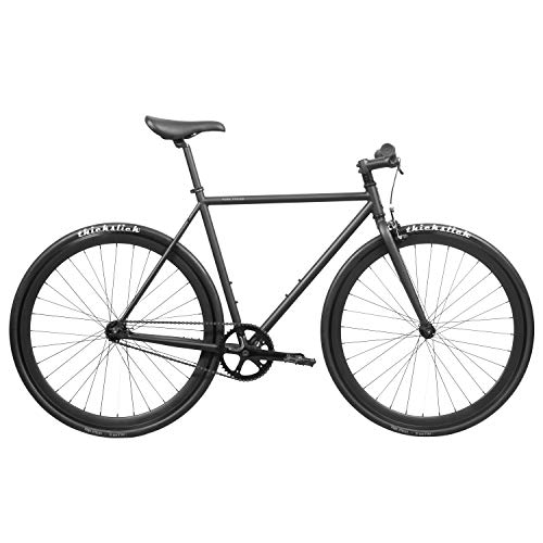Pure Fix Original Fixed Gear Single Speed Bicycle, Juliet Matte Black, 54cm/Medium - Thumbnail 2
