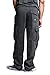G-Style USA Men's Heavyweight Fleece Cargo Sweatpants DFP2 - CHARCOAL - Large