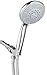 FRASCIO Showerhead Universal High Pressure ABS 5 Sprays Handheld Shower Head with Shower Hose and Shower Bracket for Hotel Family Bathroom