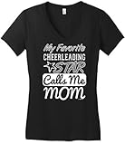 My Favorite Cheerleading Star Calls Me Mom Juniors V-Neck