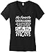 My Favorite Cheerleading Star Calls Me Mom Juniors V-Neck