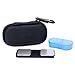CQNET Hard Case for AliveCor Kardia Mobile EKG Monitor with Pill Organizer (Black)