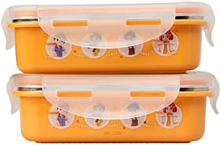 StenLock Tobot Power Stainless Steel Kid Children Airtight Lunch Box 2pcs SET