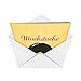 NobleWorks Jumbo Humorous Thank You Greeting Card 8.5 x 11 Inch with Envelope (1 Pack) Large JumboJumbo Mustache Gracias Thank You J9953