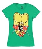 TMNT Teenage Mutant Ninja Turtles Costume Green Juniors T-shirt Tee