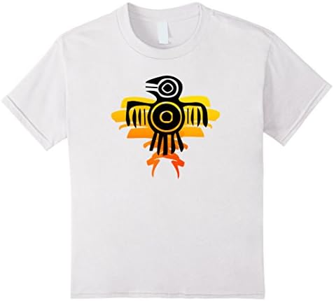 Kids Raven Black Bird T-shirt, Animal Art, Painting 8 White