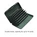 Explore Land Slim Aluminum and ABS RFID Blocking Credit Card Case RFID Shield Travel Wallet with 8 Slots for Bank Debit, ID, ATM, Cards against Scanning (Mosaic)