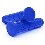 OUTERDO New Handlebar Grips Bicycle MTB BMX Road Mountain Bike Soft Rubber Handlebar End Grips Blue