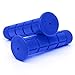 OUTERDO New Handlebar Grips Bicycle MTB BMX Road Mountain Bike Soft Rubber Handlebar End Grips blue