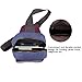 Qcute Canvas Sling Bag, Outdoor Sports Casual Chest Bags Satchel Shoulder Backpack for Men Women (Sapphire)