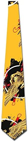 NAVAL-AVIATOR-PILOT-WINGS-AND-TAIL-HOOKS- Men Printed Floral Jacquard Tie Neckties Classic Neck Ties
