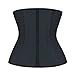 Long Torso Waist Trainer for Women Lower Belly Fat Waist Cincher Seamless Underbust Breathable Girdle Waist Trimmer Hourglass Body Shaper Black