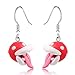 Handmade Polymer Clay Cute Piranha Plant Earrings For Women Girls Kids 3D Mario Dangle Earrings (Chomper Dangle)