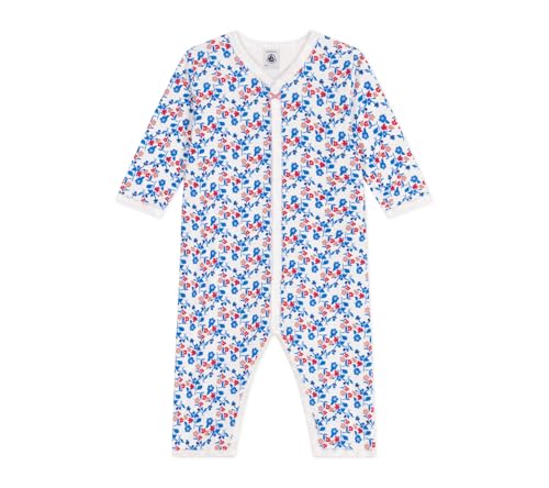 Petit Bateau A0CSO Dors Bien sans Pieds Blanc/Multico Bébé Fille 6 Mois