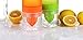 H2O Spa Water BPA Free Water Bottle with Fruit Chamber and Integrated Juicer, 24 oz (Blue)