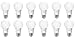 Philips 461798 LED Non-Dimmable A19 Frosted Light Bulb: 800-Lumen, 2700-Kelvin, 8.5-Watt (60-Watt Equivalent), E26 Base, Soft White, 12-Pack