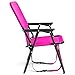 Best Choice Products 12in Height Seat Backpack Folding Chair Outdoor Beach Camping - Pink