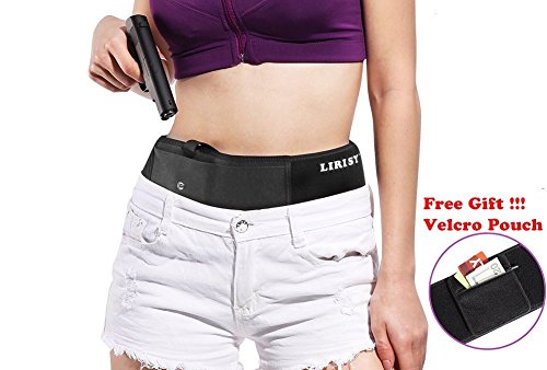 Lirisy Belly Band Holster for Concealed Carry | Neoprene Waist Band Handgun Carrying System | Elastic Hand Gun Holder For Pistols Revolvers | For Men and Women