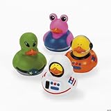 Astronaut Space Alien Rubber Duckies (1 dz)