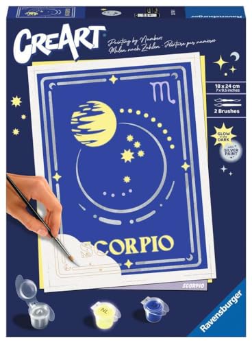 Ravensburger 23740 CreArt Peinture par numéros 23740-Scorpio-à partir de 14 ans