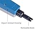 HDE Punch Down Impact Tool Network Ethernet Wire Installation Device with Two Included Interchangeable Impact Termination Blades 110 and BK