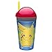 Zak Designs Pokemon ZakSnak All-In-One Drink Tumbler + Snack Container For Toddlers – Spill-proof 4oz Snack Container Screws Securely Onto 10oz Tumbler With Accessible Straw, Pokemon Pikachu