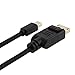 CableCreation 10 Feet Mini DisplayPort to DisplayPort 4K@60Hz Cable, Mini DP (Thunderbolt 2 Port) to DP Adapter Cord Compatible with MacBook Pro, iMac, Mac mini, Surface Pro, 3 M/Black