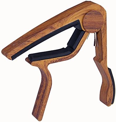 Natural Wood Color 6-string Bass Guitar Capo (01)