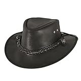 BULLHIDE Men's Cessnock Leather Western Cowboy Hat