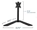 Mount-It! Single Monitor Stand | Free Standing Desk Mount | Height Adjustable Tilt Rotating | Fits 19 20 21 22 23 24 27 29 30 Inch Computer Screens | VESA 75 100 Compatible | Holds up to 33 Pounds