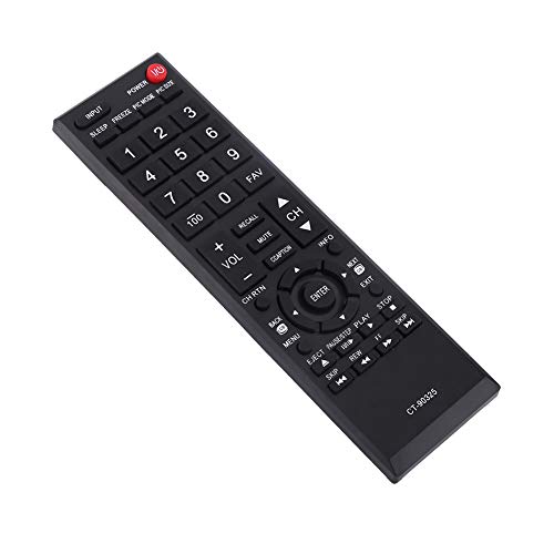 New Fashionable CT-90325 Remote Control Portable Controller for Toshiba LCD Smart TV Black - Thumbnail 7