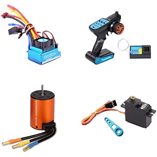 rc transmitter and receiver servo kit
