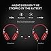 Bluedio T2 Plus Turbine Wireless Bluetooth Headphones with Mic/Micro SD Card Slot/FM Radio (Red)thumb 3