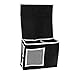 Oalas Bed Bedside Storage Mattress Book Remote Caddy Organizer (1, Black)