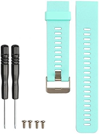 Accessory Bands for Garmin Forerunner 35 Watch,eGenPlus Classic Silicone Accessory Bands for Garmin Forerunner 35 Watch,Black Purple Red Teal Navy