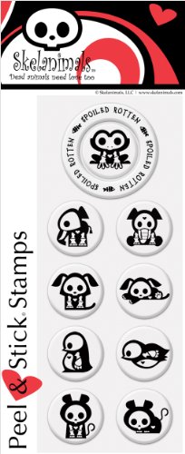 PSA Essentials Peel & Stick Stamps, Skelanimals Chip and Friends