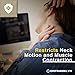 Dr. Franklyn's Cervical Collar Neck Brace - Ergonomic Adjustable Immobilizer Spine Pain & Pressure Relief & Sleep Support - One Size Fits All