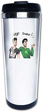TianJunXinGuo Markiplier And Jacksepticeye Logo Accompanied Cup Travel Mug Coffee Cup Starbucks Mug