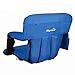 Alpcour Reclining Stadium Seat – Wide Bleacher Chair with Back Support and Cushion, Armrests, Side Pockets, and Bleachers Hook – Best Stadium Seats Chairs for Camping, Kayak, & Paddle Board Backs