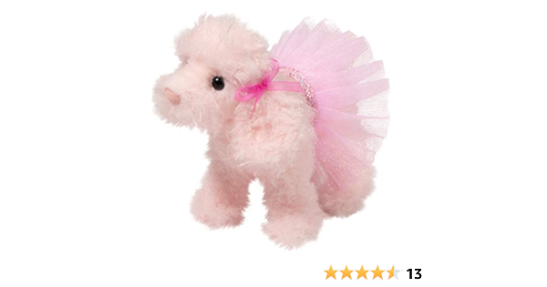 pink stuffed poodle